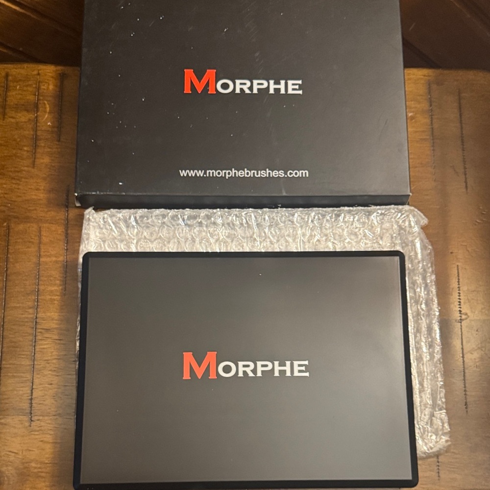 Morphe Black Makeup Palette with Red Logo